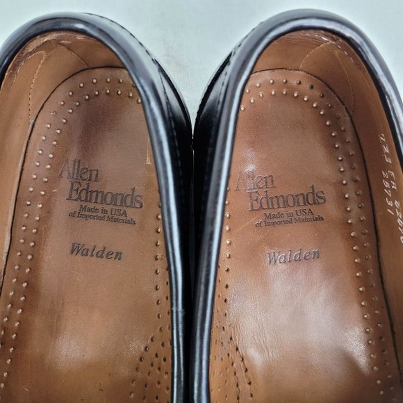 Allen Edmonds Penny Loafer Men's Made in the USA Black Shoes US Size 12A - Picture 8 of 9